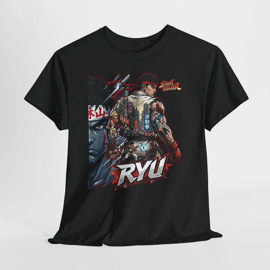 Ryu Street Fighter Graphic Tee — Vintage Fighter Art T-Shirt