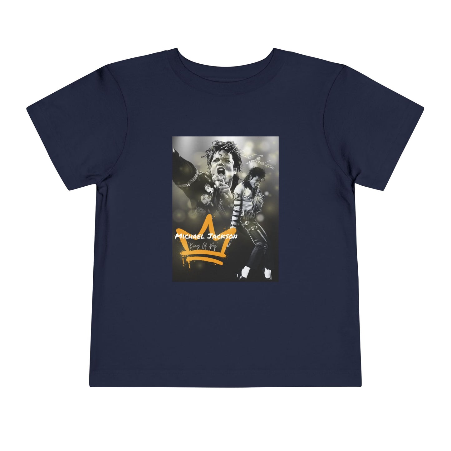 Toddler Short Sleeve Tee with Crown Design - Cool Kids T-Shirt, Unique Gift, Birthday Outfit, Everyday Wear, Explore Fashion