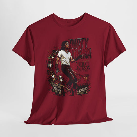 MJ Dirty Diana Graphic Tee — Retro Pop Icon T-Shirt