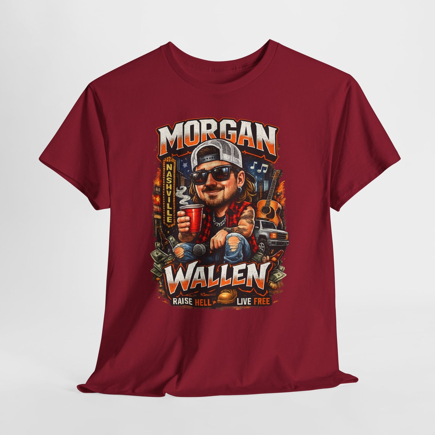 Country M. Wallen Graphic Tee — Country Music Fan Concert Shirt