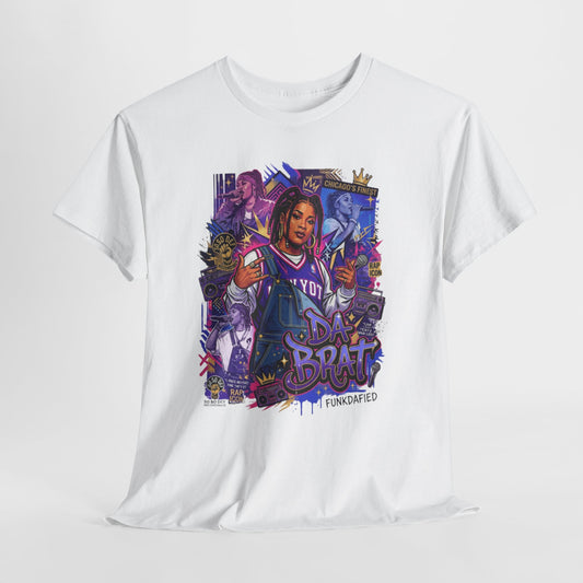 Da Brat 'You the Goat' Graphic Tee — Retro Hip-Hop Portrait Shirt