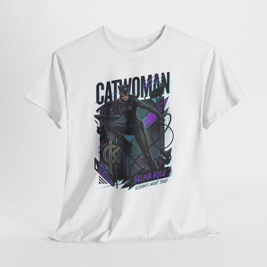 Catwoman Graphic Tee — Selina Kyle Comic Art T‑Shirt