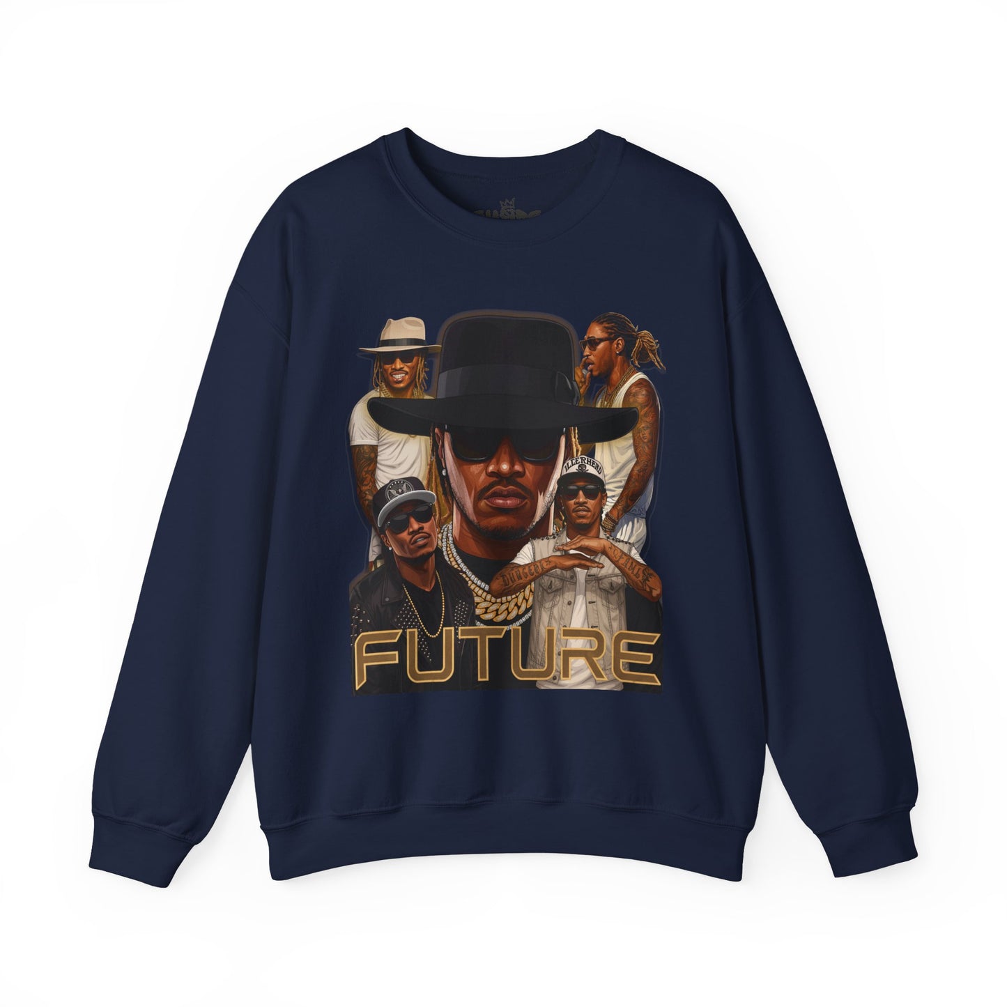 Futuristic Graphic Sweatshirt, Unisex Crewneck, Streetwear Style, Trendy Gift, Music Lovers Apparel, Casual Comfort