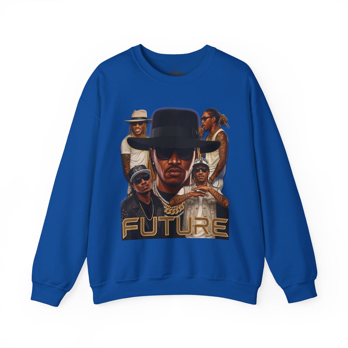Futuristic Graphic Sweatshirt, Unisex Crewneck, Streetwear Style, Trendy Gift, Music Lovers Apparel, Casual Comfort