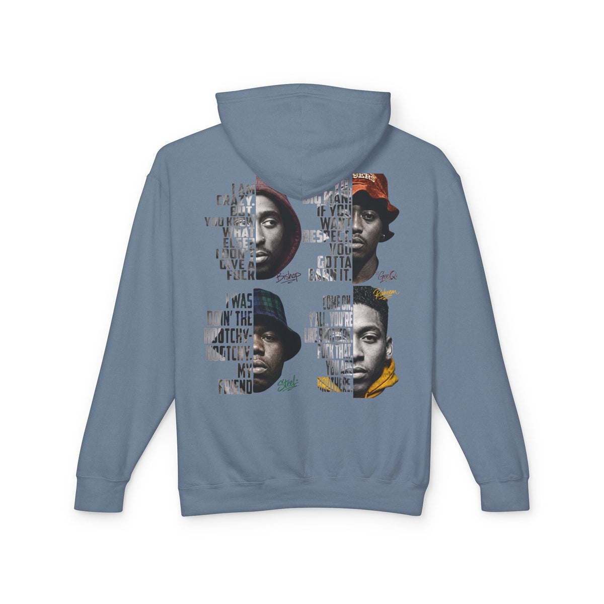 Wrecking Crew Lightweight Hoodie — 'Juice' Collage Tribute Sweatshirt