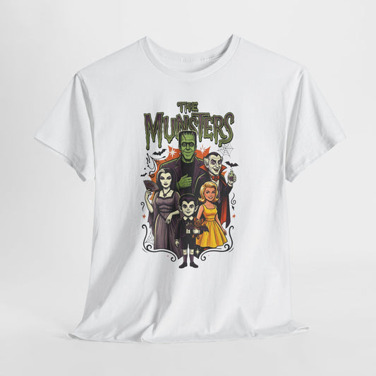 Monster Family Tee — "The Munsters" Retro Halloween Graphic T-Shirt