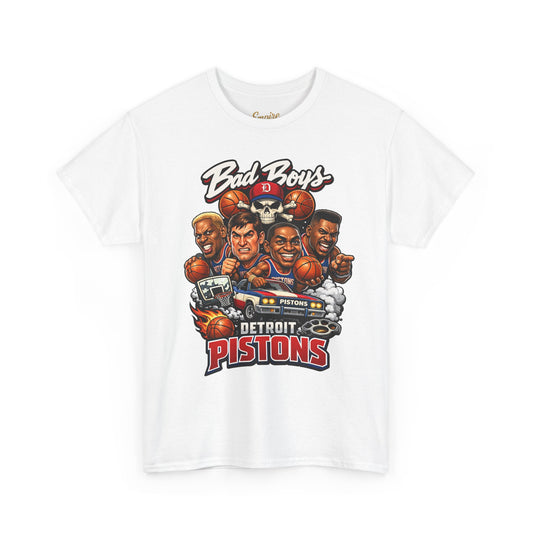 Detroit Pistons "Bad Boys" T-Shirt — Vintage Basketball Team Tee