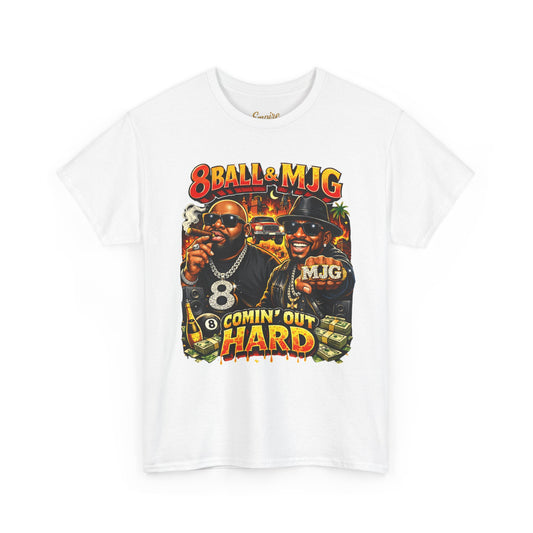 8Ball & MJG 'Comin' Out Hard' Vintage Hip-Hop Graphic Tee