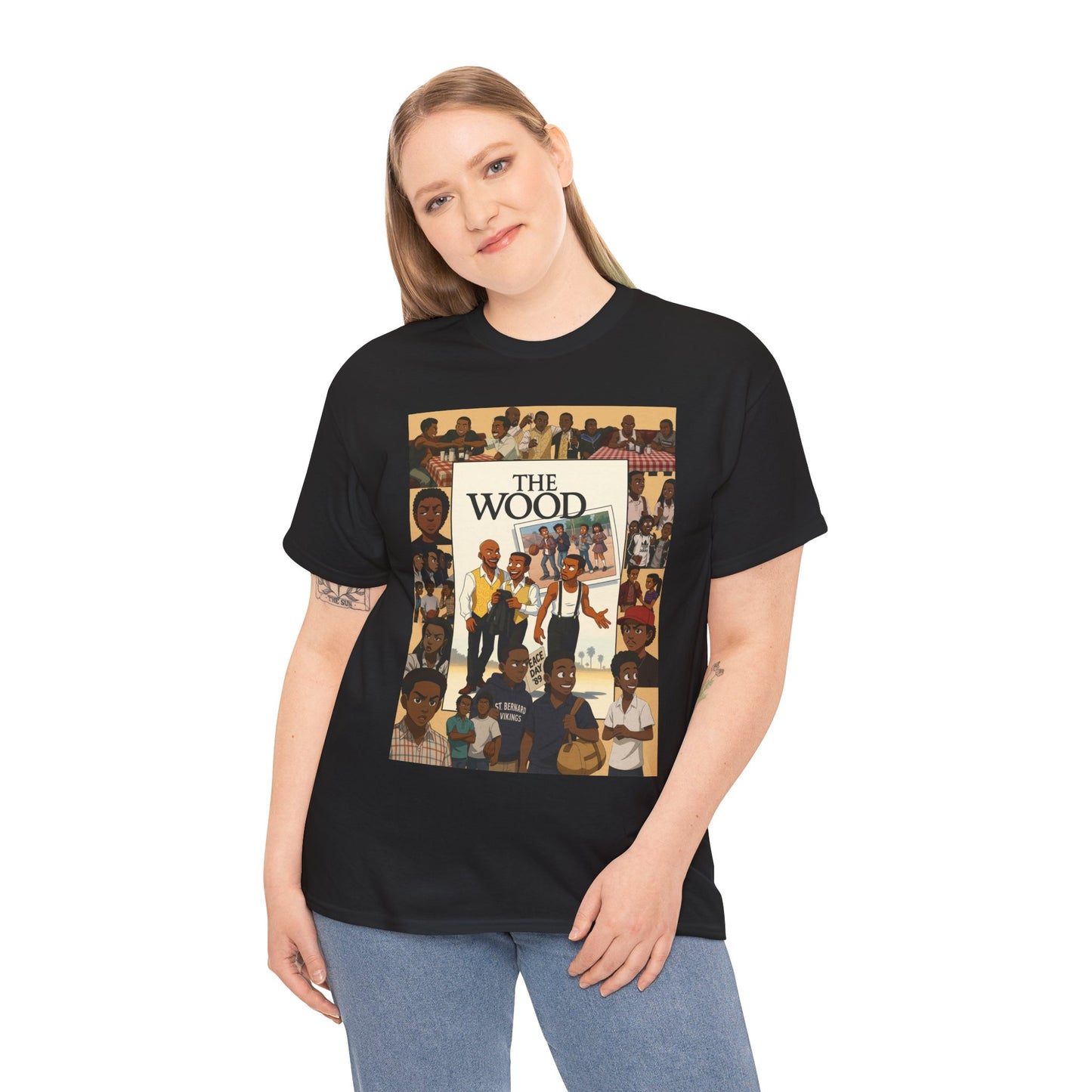 Retro 'The Wood' Graphic Shirt - Perfect for Casual Wear or Events