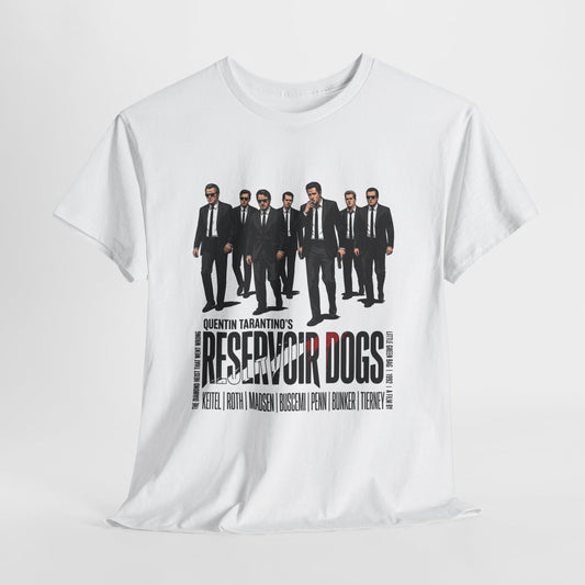 Reservoir Dogs Movie Poster Tee — Classic Quentin Tarantino Graphic T-Shirt