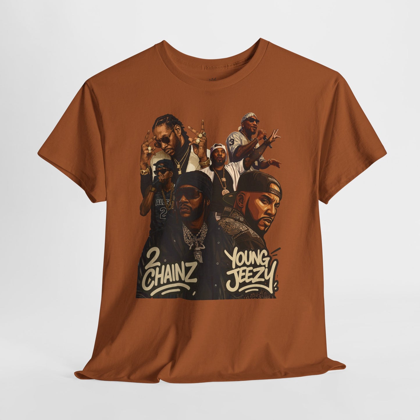 Hip-Hop Atlanta Legends Unisex Heavy Cotton Tee, Streetwear, Music Fan Gift, Cool Graphic Shirt, Casual Wear, Summer Essential