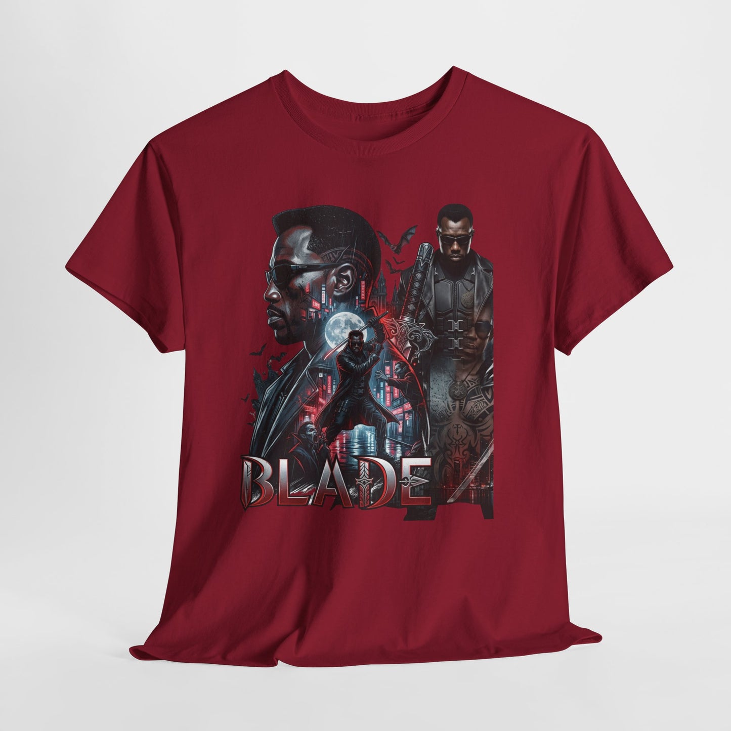 Blade Movie Graphic Tee — Vampire Hunter Retro Poster T-Shirt