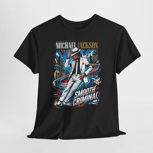 MJ "Smooth Criminal" Graphic Tee - Retro Pop Art Music T-Shirt