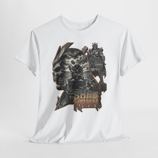 Shao Khan Graphic Tee — Vintage Feudal Japan Warrior Design