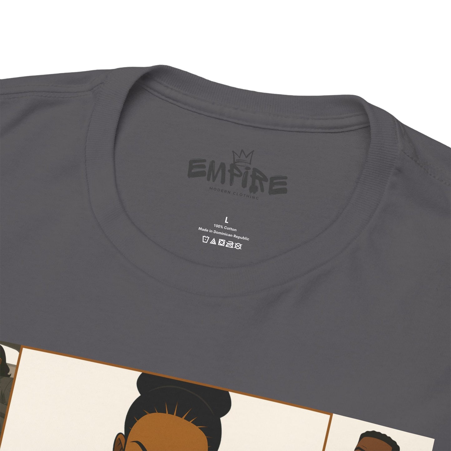 "A Thin Line" Unisex Heavy Cotton Tee - Artistic Tribute Design