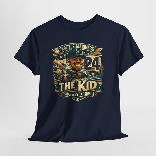 Griffey Jr. "The Kid" - Vintage Baseball Graphic T-Shirt