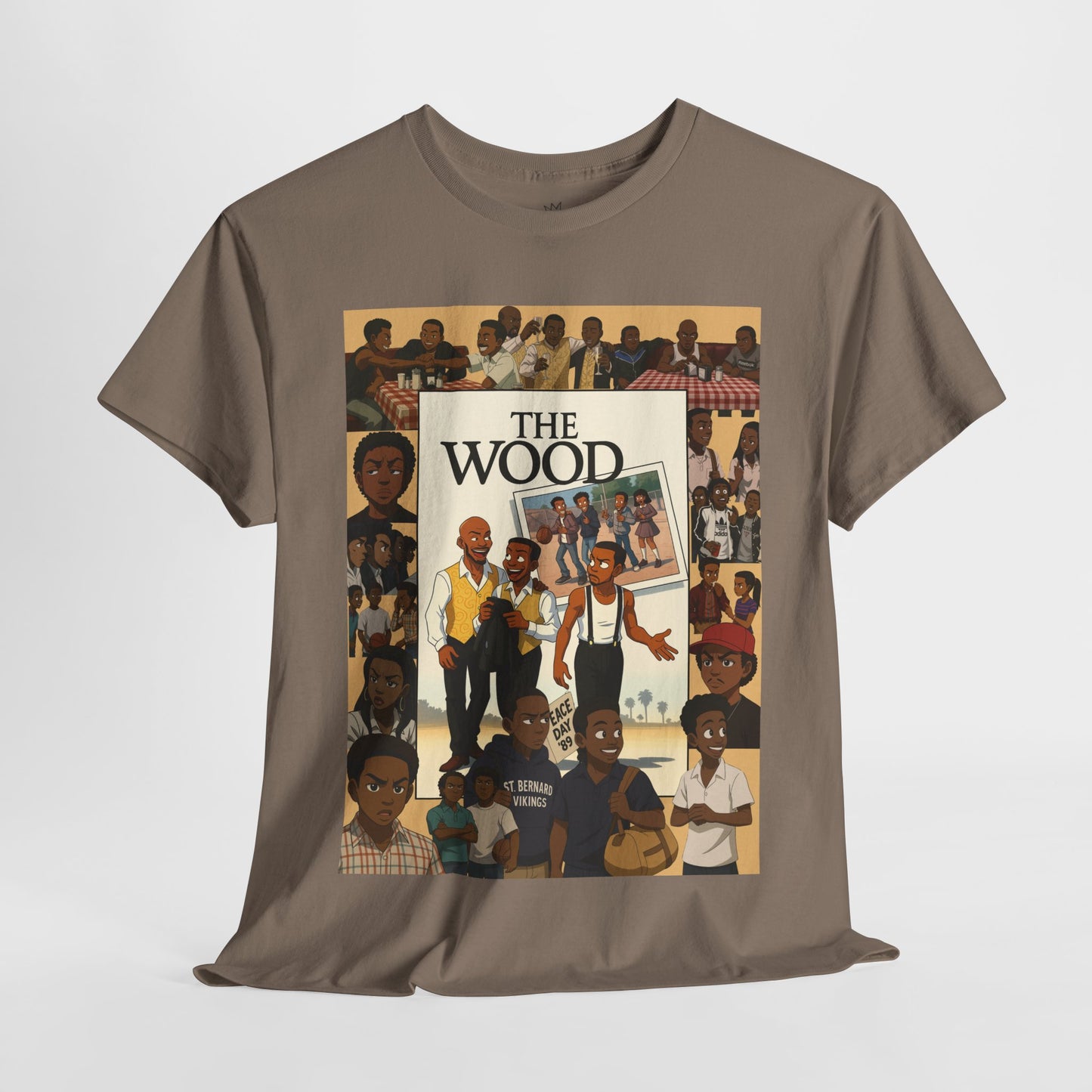 Retro 'The Wood' Graphic Shirt - Perfect for Casual Wear or Events