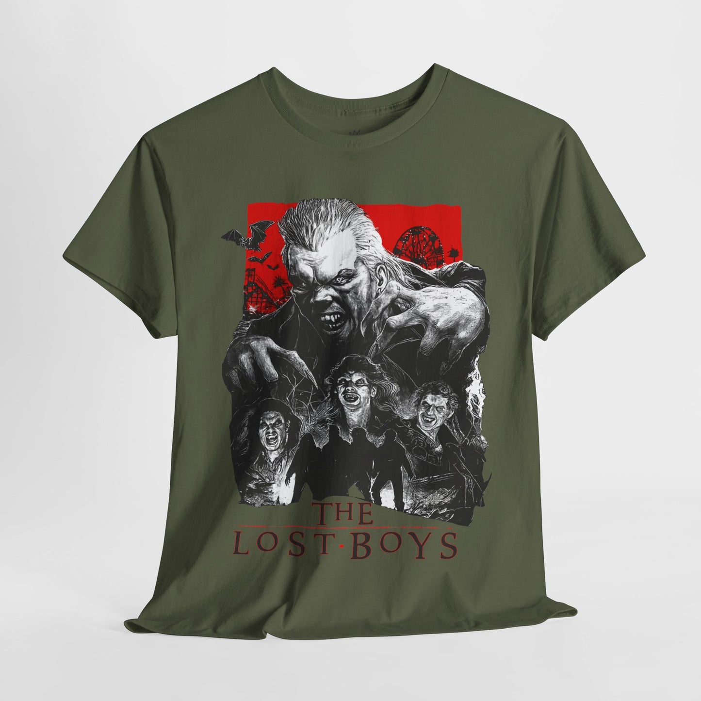 Lost Boys Vintage Graphic Tee, Unisex Cotton T-Shirt, Horror Movie Apparel, Halloween Shirt, Geek Culture Clothing