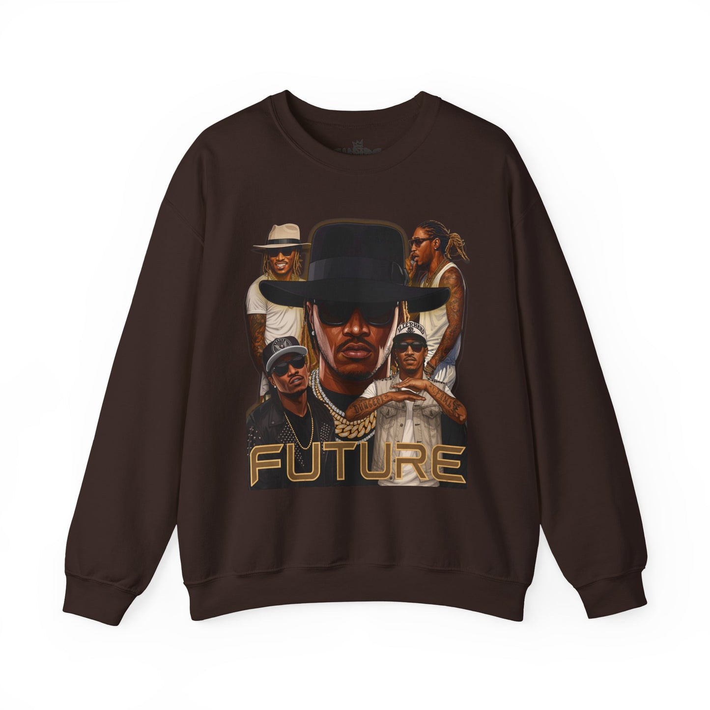 Futuristic Graphic Sweatshirt, Unisex Crewneck, Streetwear Style, Trendy Gift, Music Lovers Apparel, Casual Comfort