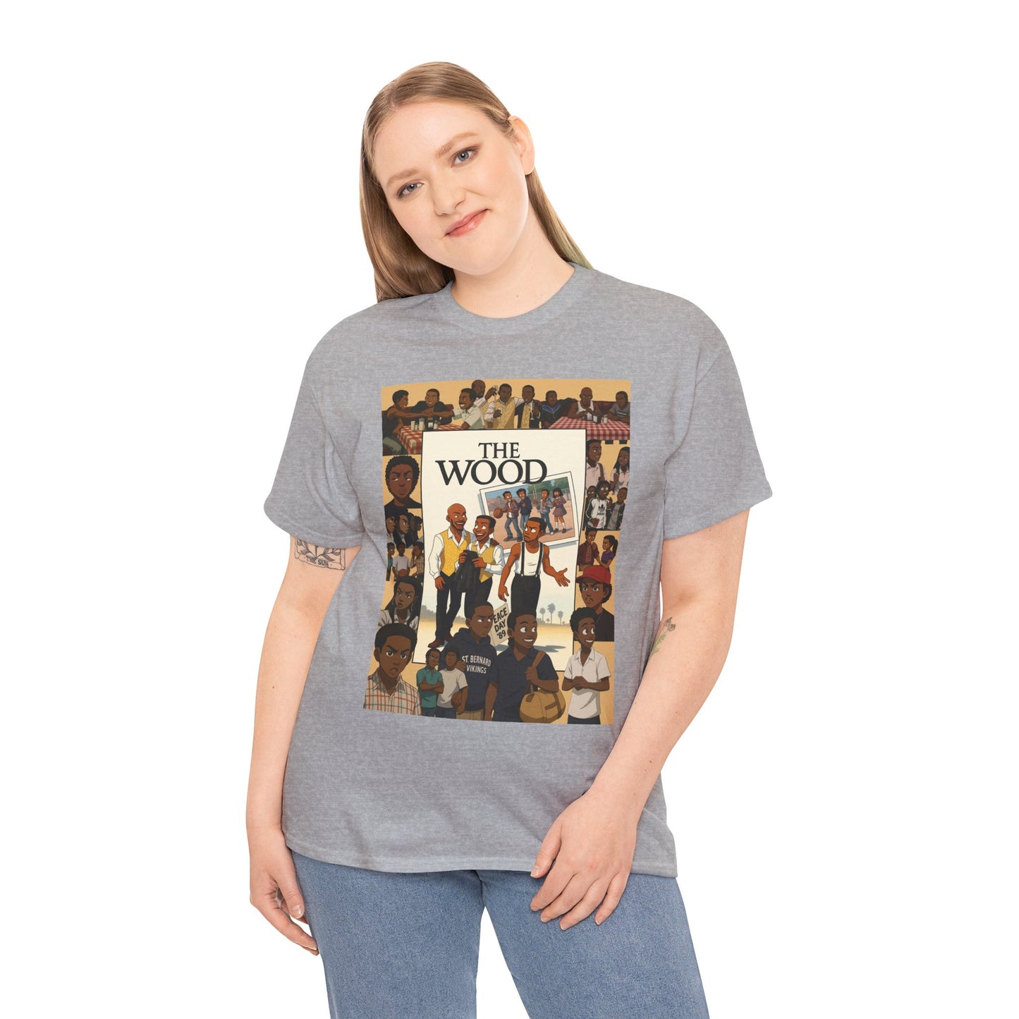 Retro 'The Wood' Graphic Shirt - Perfect for Casual Wear or Events