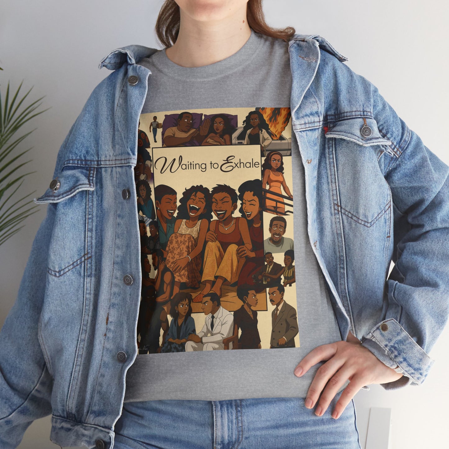 Waiting to Exhale Graphic Unisex Heavy Cotton Tee - Vintage Inspired Apparel for Movie Lovers