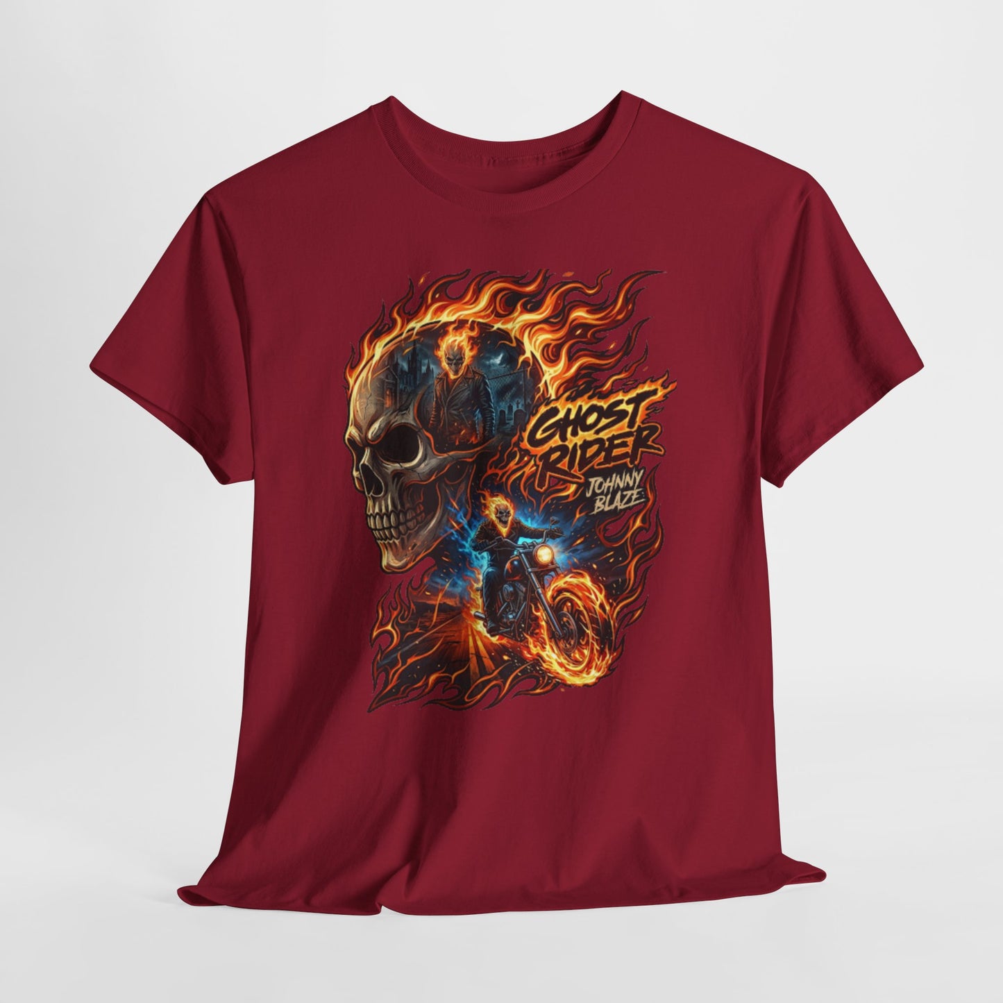 Ghost Rider Flame Skull T-Shirt