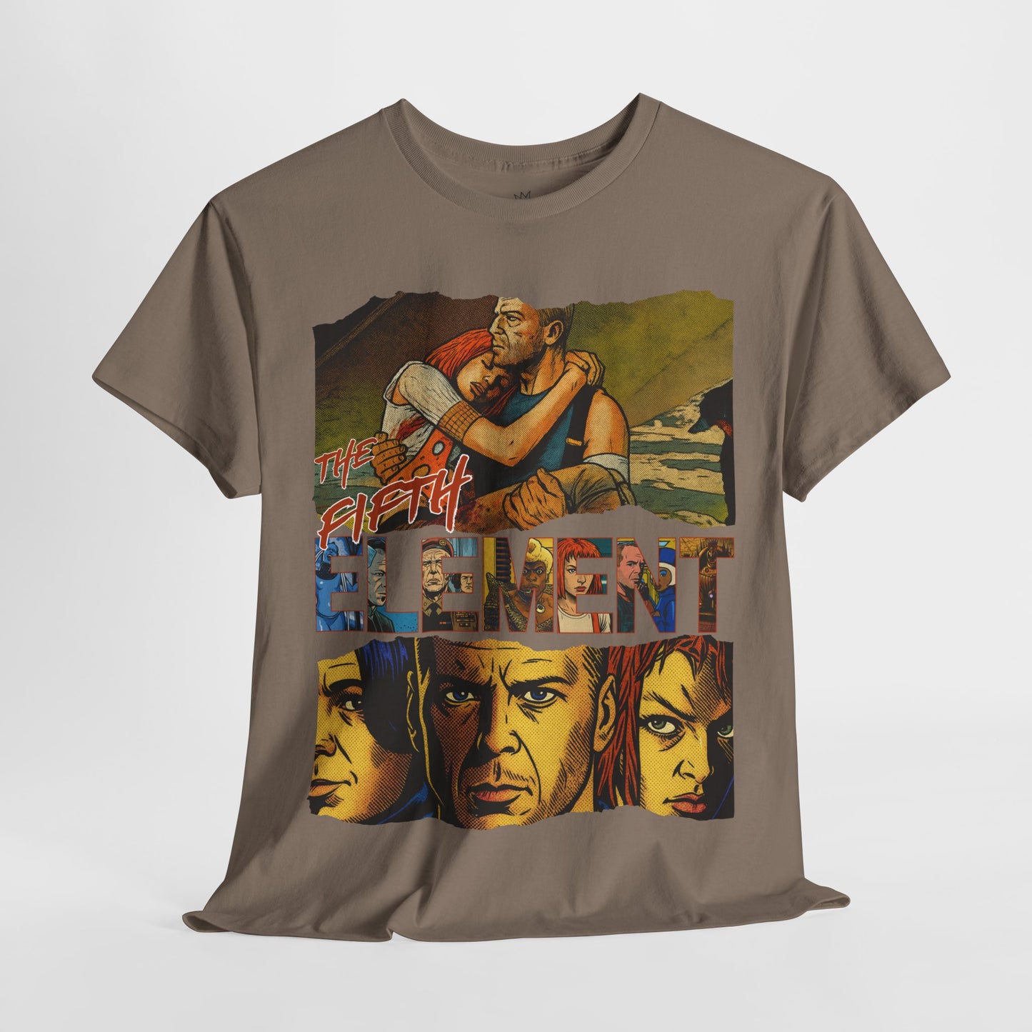 The 5th Element Design, Casual Wear for Music Lovers, Stylish Gift for Friends, Perfect for Festivals, Unisex Summer Shirt