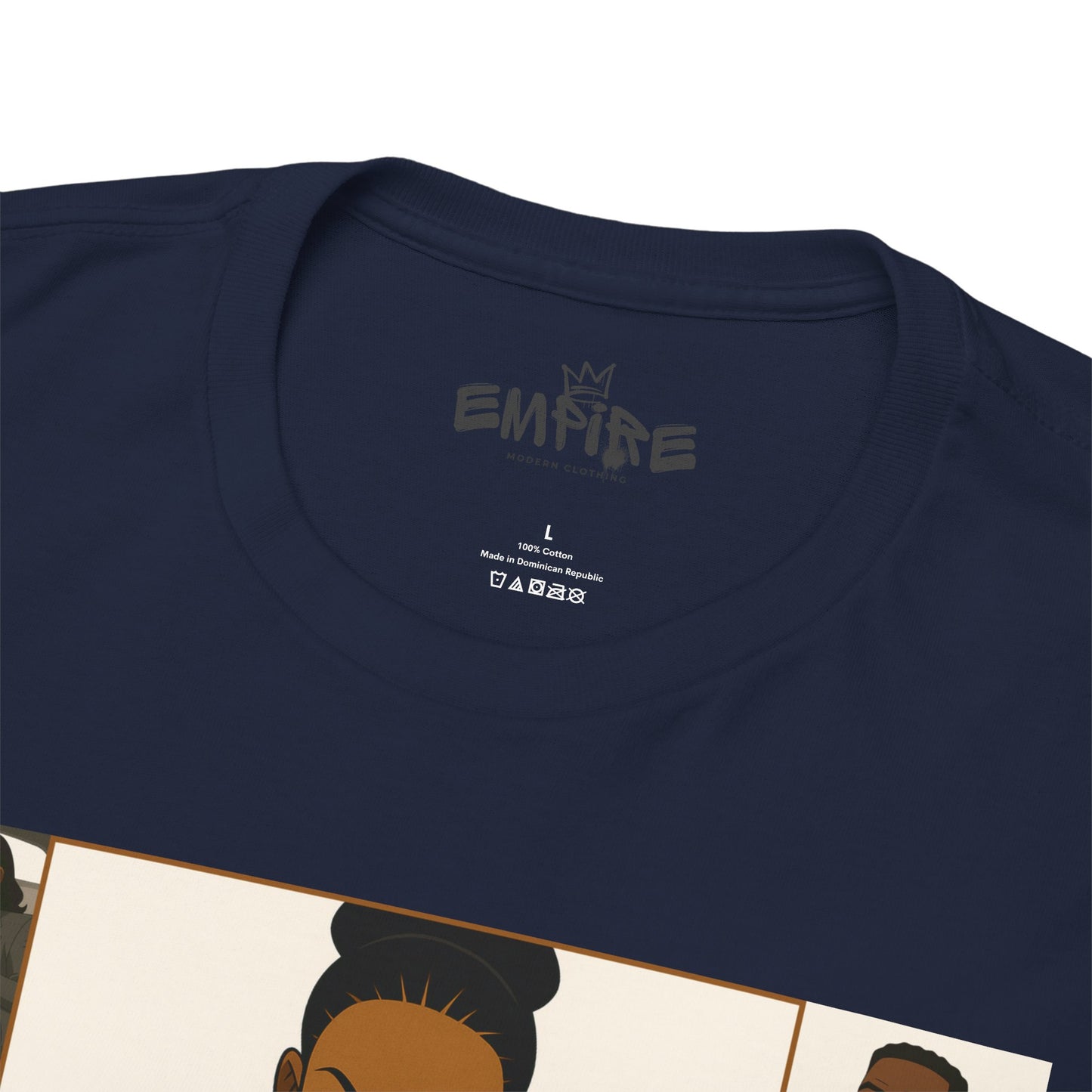 "A Thin Line" Unisex Heavy Cotton Tee - Artistic Tribute Design