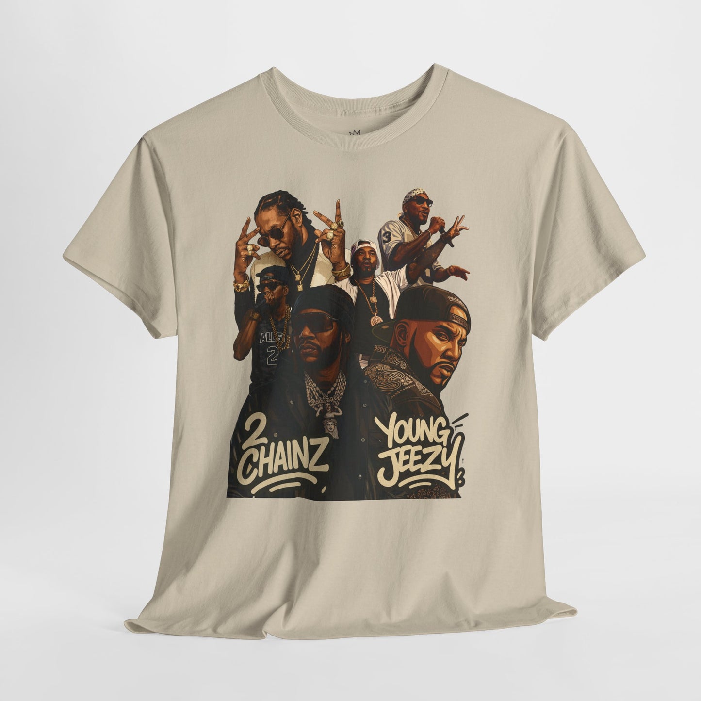 Hip-Hop Atlanta Legends Unisex Heavy Cotton Tee, Streetwear, Music Fan Gift, Cool Graphic Shirt, Casual Wear, Summer Essential