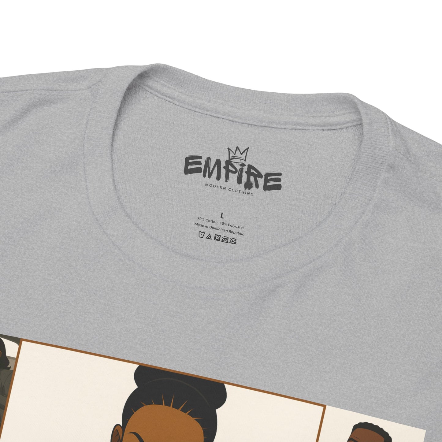 "A Thin Line" Unisex Heavy Cotton Tee - Artistic Tribute Design
