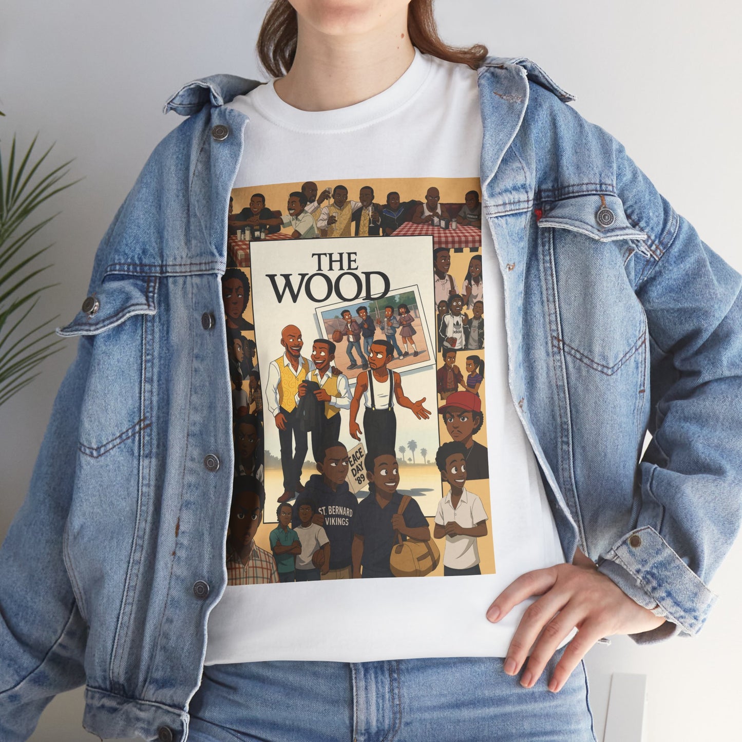Retro 'The Wood' Graphic Shirt - Perfect for Casual Wear or Events