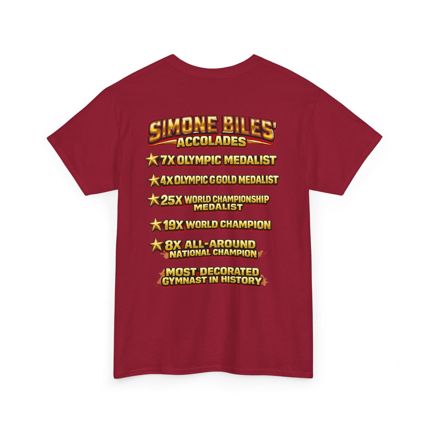 Simone Champion Gymnastics T-Shirt — "Fly Like a Champion" Tribute Tee