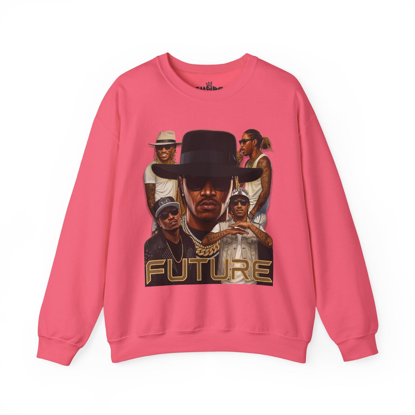 Futuristic Graphic Sweatshirt, Unisex Crewneck, Streetwear Style, Trendy Gift, Music Lovers Apparel, Casual Comfort