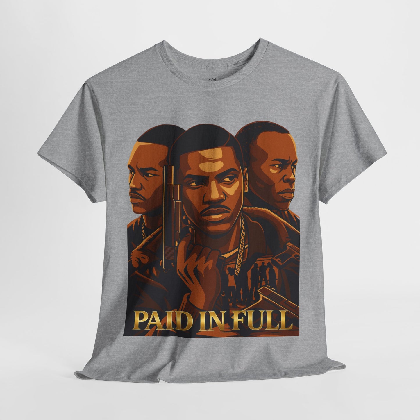 Paid In Full Graphic Tee, Hip Hop Shirt, Retro Music Apparel, Gift for Music Lovers, Unisex Cotton T-Shirt