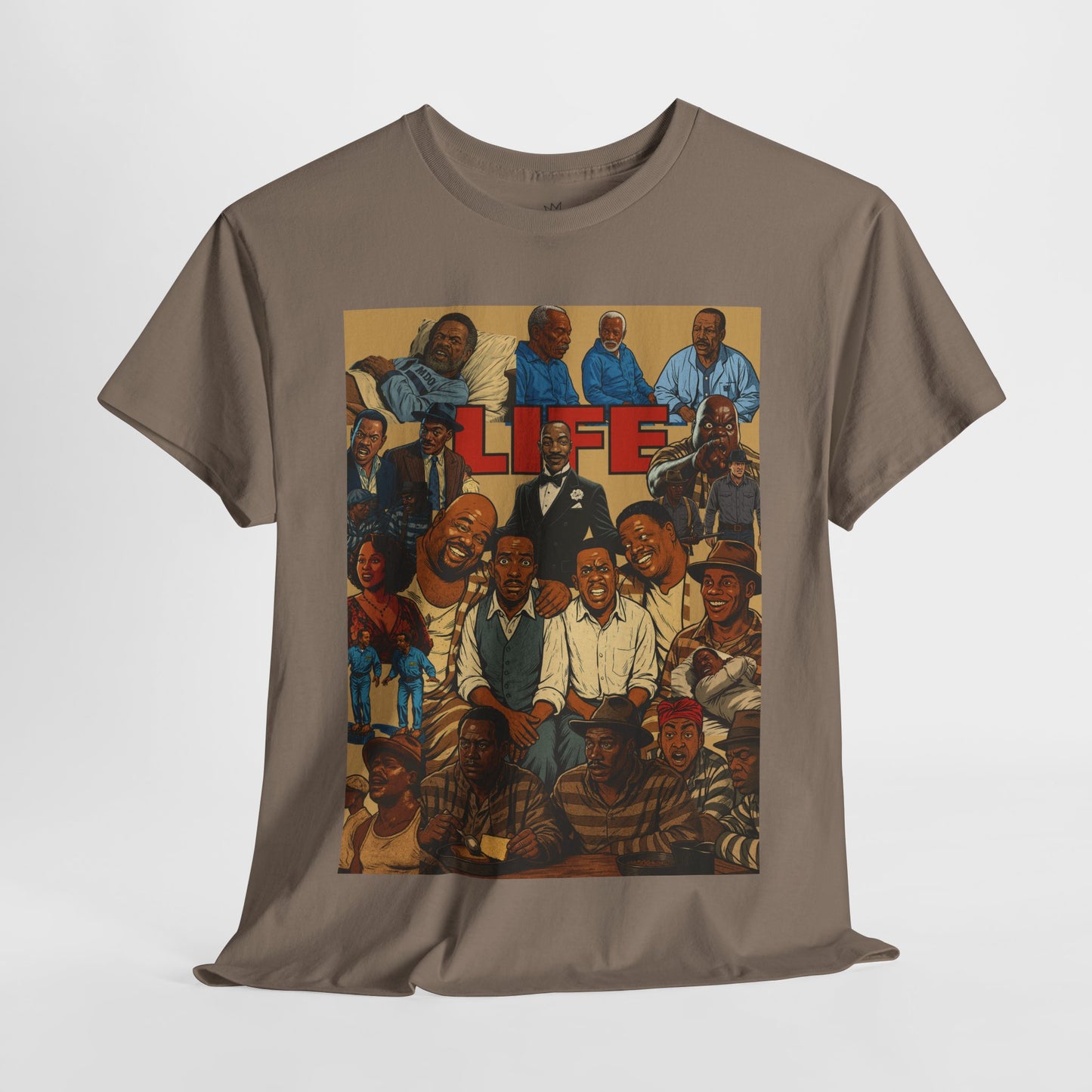 Retro Life Graphic Tee, Unisex Heavy Cotton T-Shirt, Vintage Style Shirt, Casual Wear, Unique Gift Idea