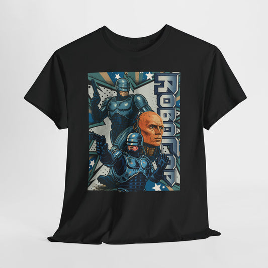 Retro 'Robocop' Tribute - Unisex Heavy Cotton Tee