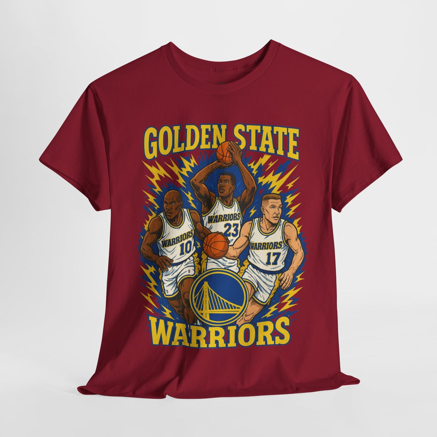 Golden State Warriors Vintage Unisex Heavy Cotton Tee, NBA Fan Shirt, Sports Apparel, Basketball Gift, Retro Graphic T-Shirt