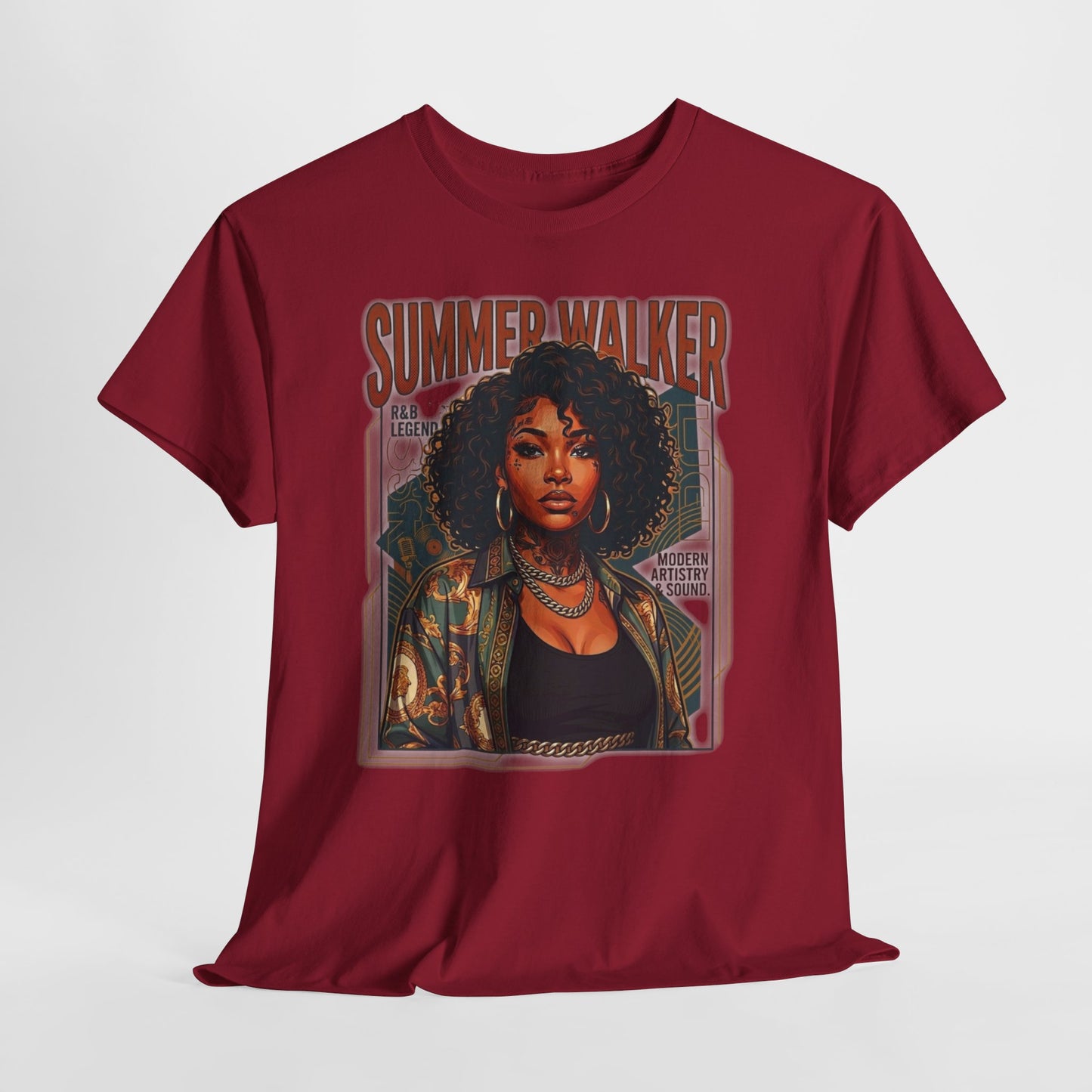 Retro Portrait Graphic Tee — "Summer Walker" Music Inspired Shirt