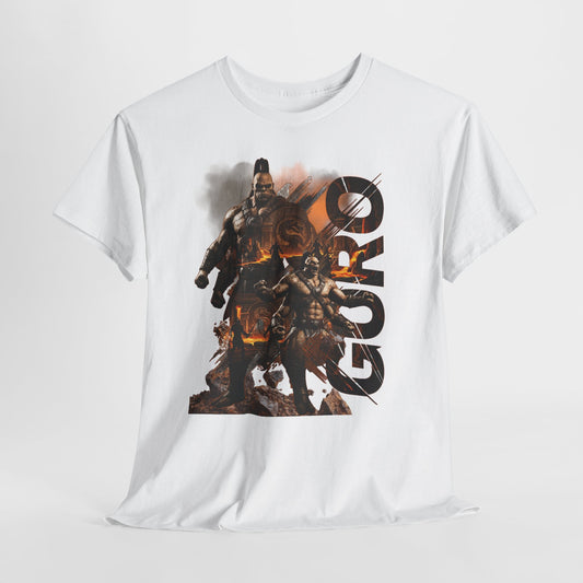 Goro Warrior Graphic Tee — Fantasy Samurai & Skull Design