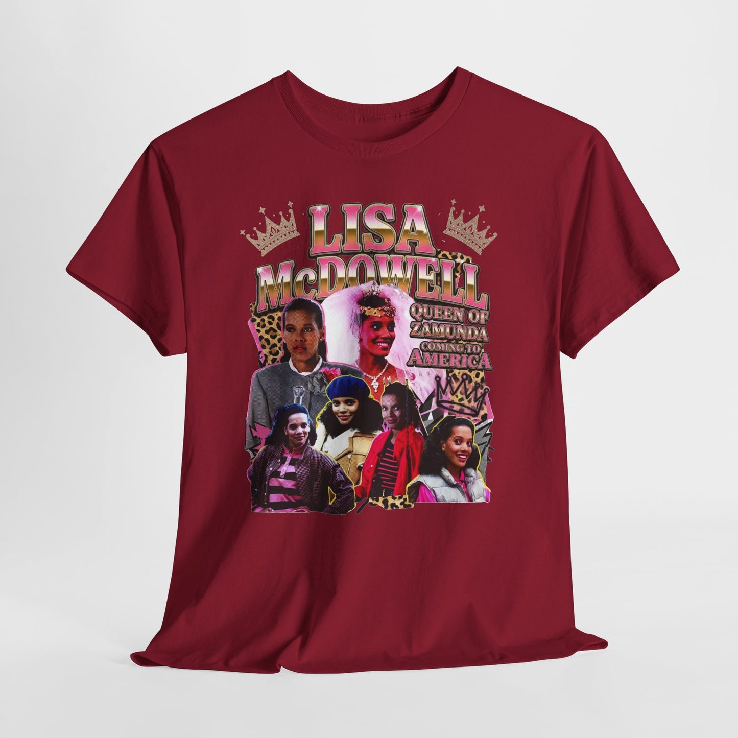 Lisa McDowell ‘90s Nostalgia Collage Tee — Coming To America Graphic Shirt