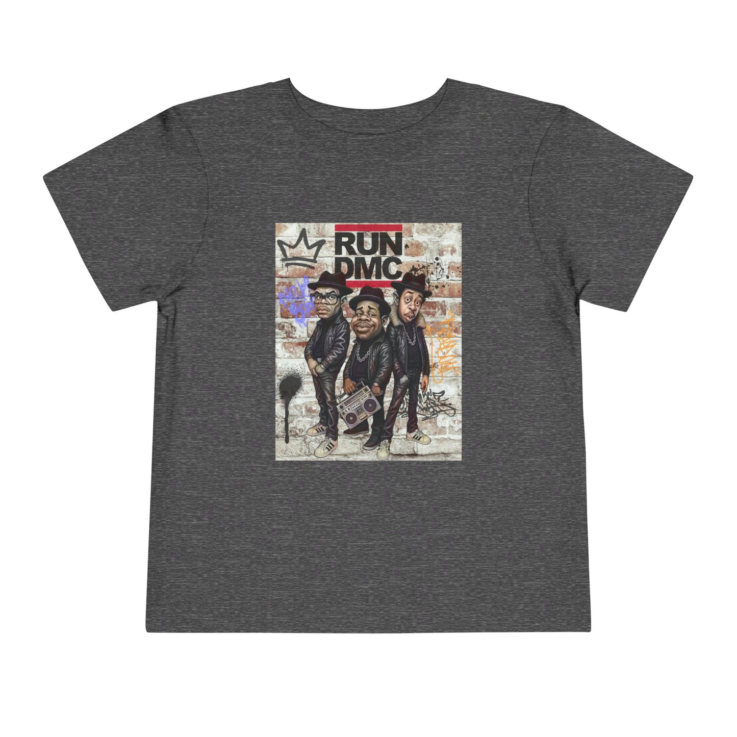 Toddler Short Sleeve Tee with Iconic Design, Hip-Hop Kids Shirt, Music Lover Gift, Birthday Outfit, Cool Toddler Apparel