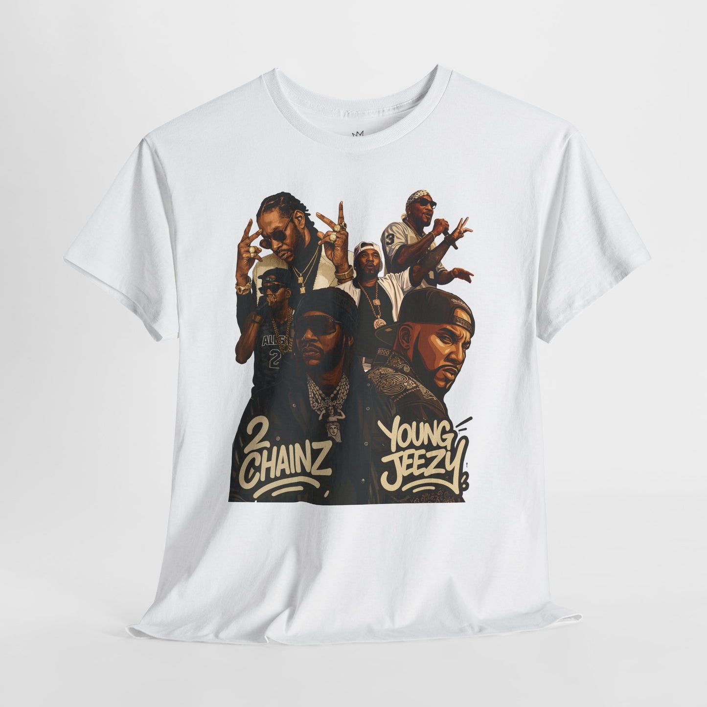 Hip-Hop Atlanta Legends Unisex Heavy Cotton Tee, Streetwear, Music Fan Gift, Cool Graphic Shirt, Casual Wear, Summer Essential