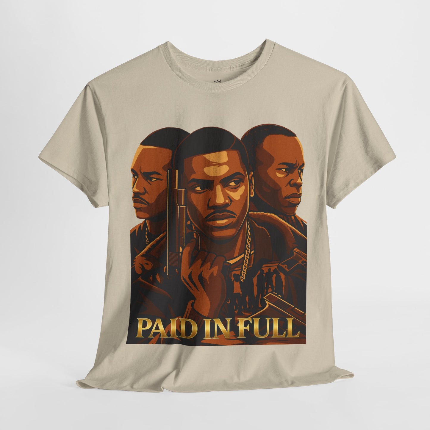 Paid In Full Graphic Tee, Hip Hop Shirt, Retro Music Apparel, Gift for Music Lovers, Unisex Cotton T-Shirt