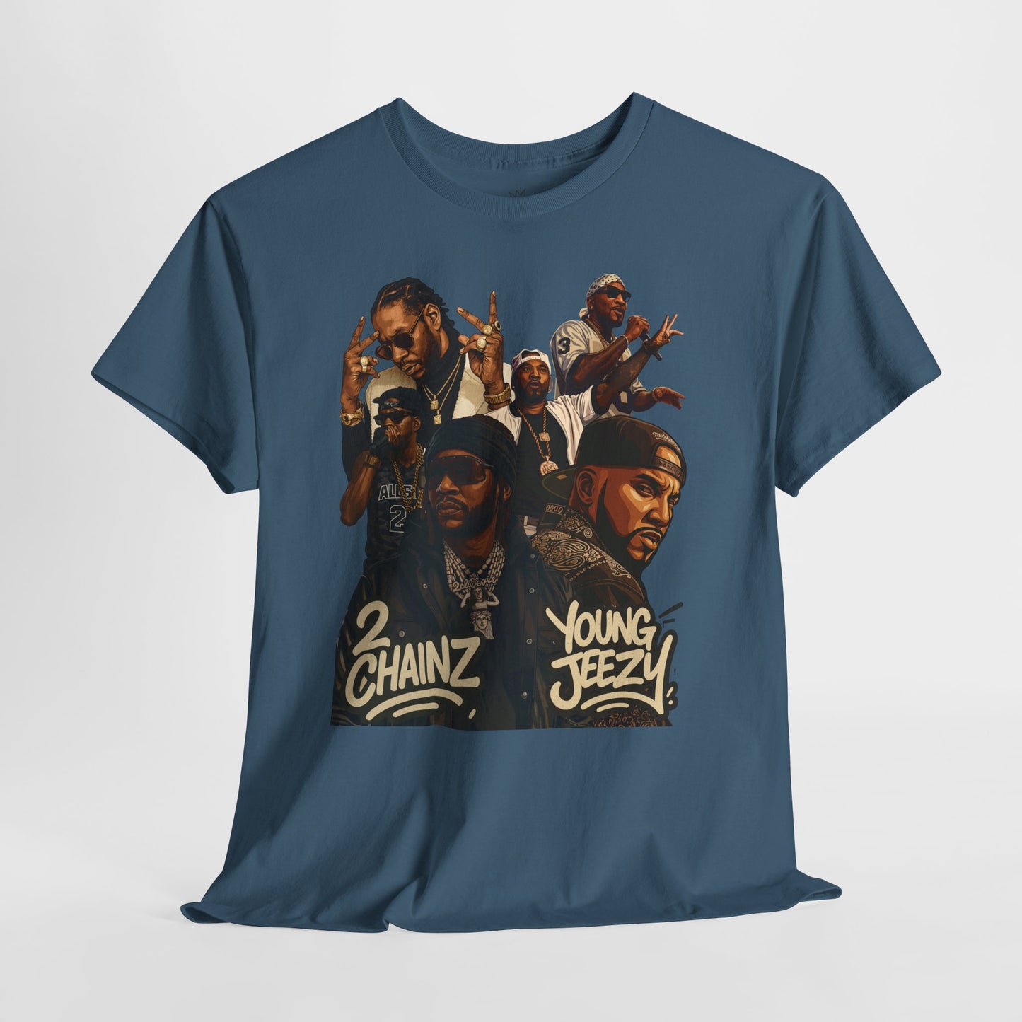 Hip-Hop Atlanta Legends Unisex Heavy Cotton Tee, Streetwear, Music Fan Gift, Cool Graphic Shirt, Casual Wear, Summer Essential