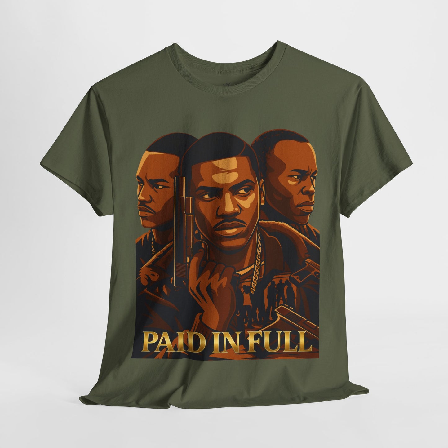 Paid In Full Graphic Tee, Hip Hop Shirt, Retro Music Apparel, Gift for Music Lovers, Unisex Cotton T-Shirt