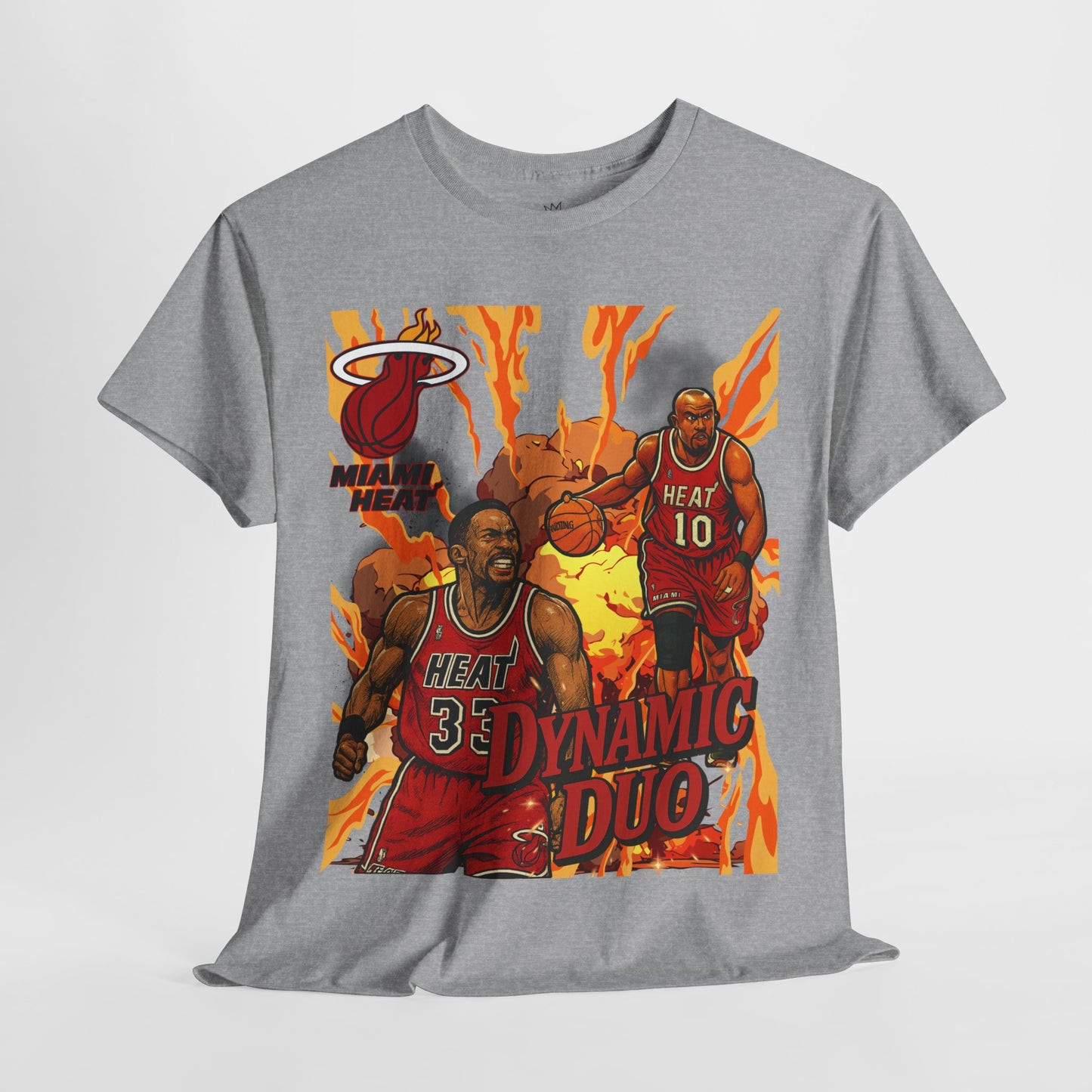 Miami Heat Dynamic Duo Unisex Tee, Basketball Fan Shirt, Sports Tee, Graphic T-Shirt, Gift for Sports Lovers, Game Day Apparel