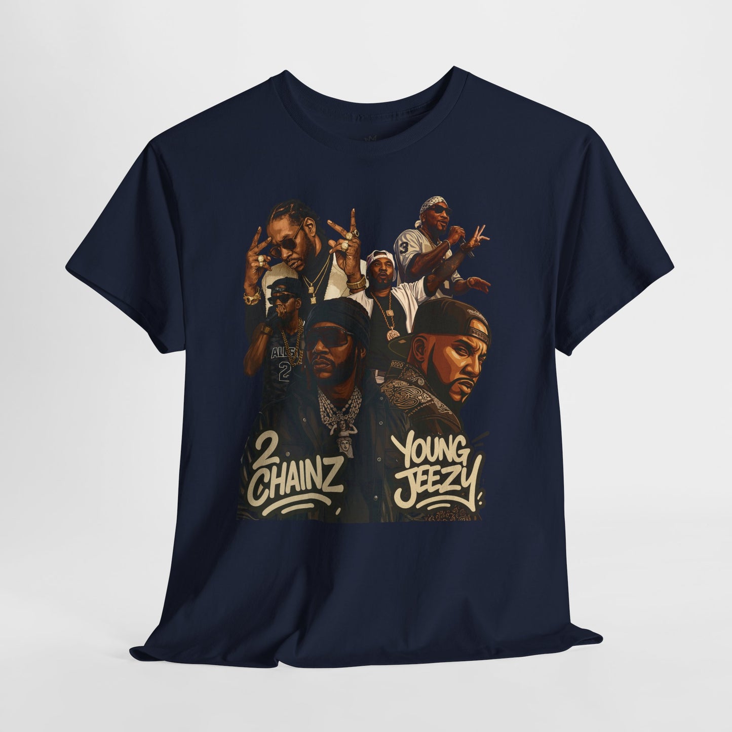 Hip-Hop Atlanta Legends Unisex Heavy Cotton Tee, Streetwear, Music Fan Gift, Cool Graphic Shirt, Casual Wear, Summer Essential