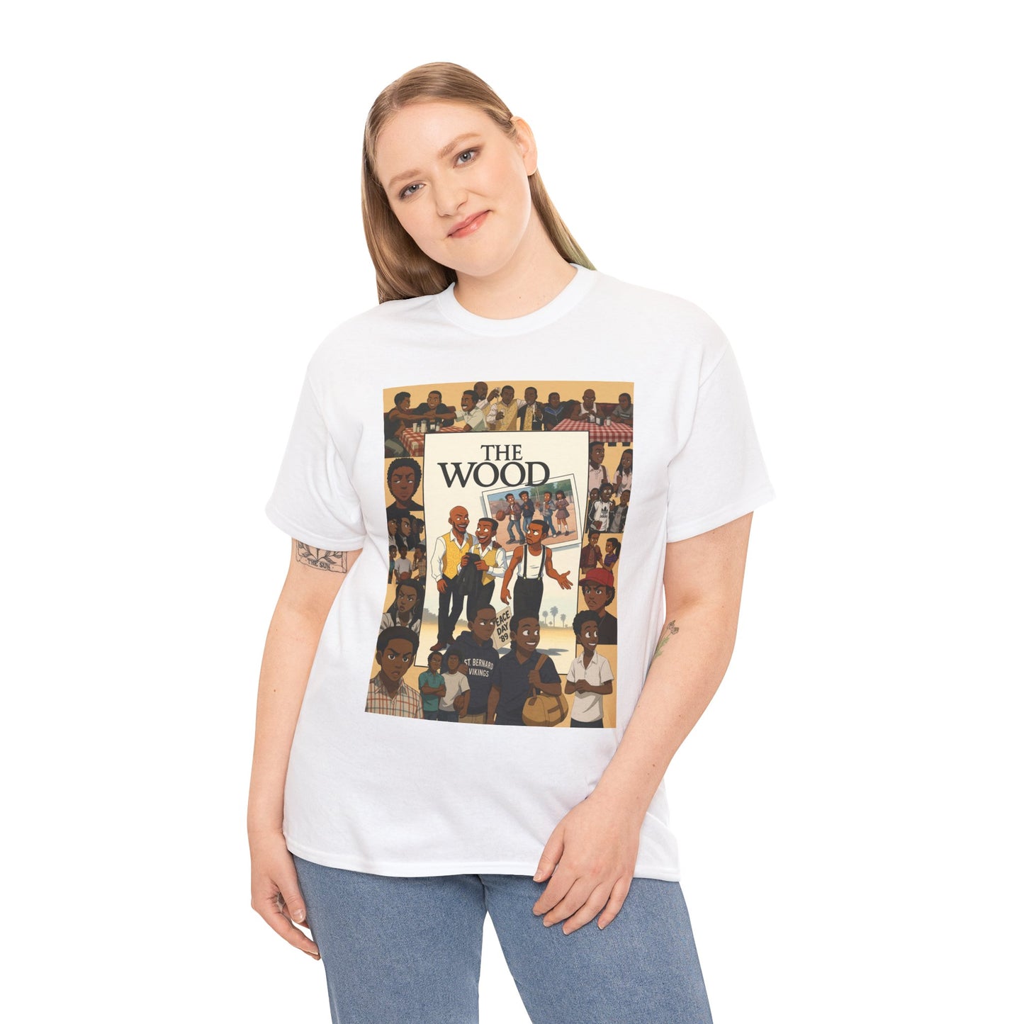 Retro 'The Wood' Graphic Shirt - Perfect for Casual Wear or Events