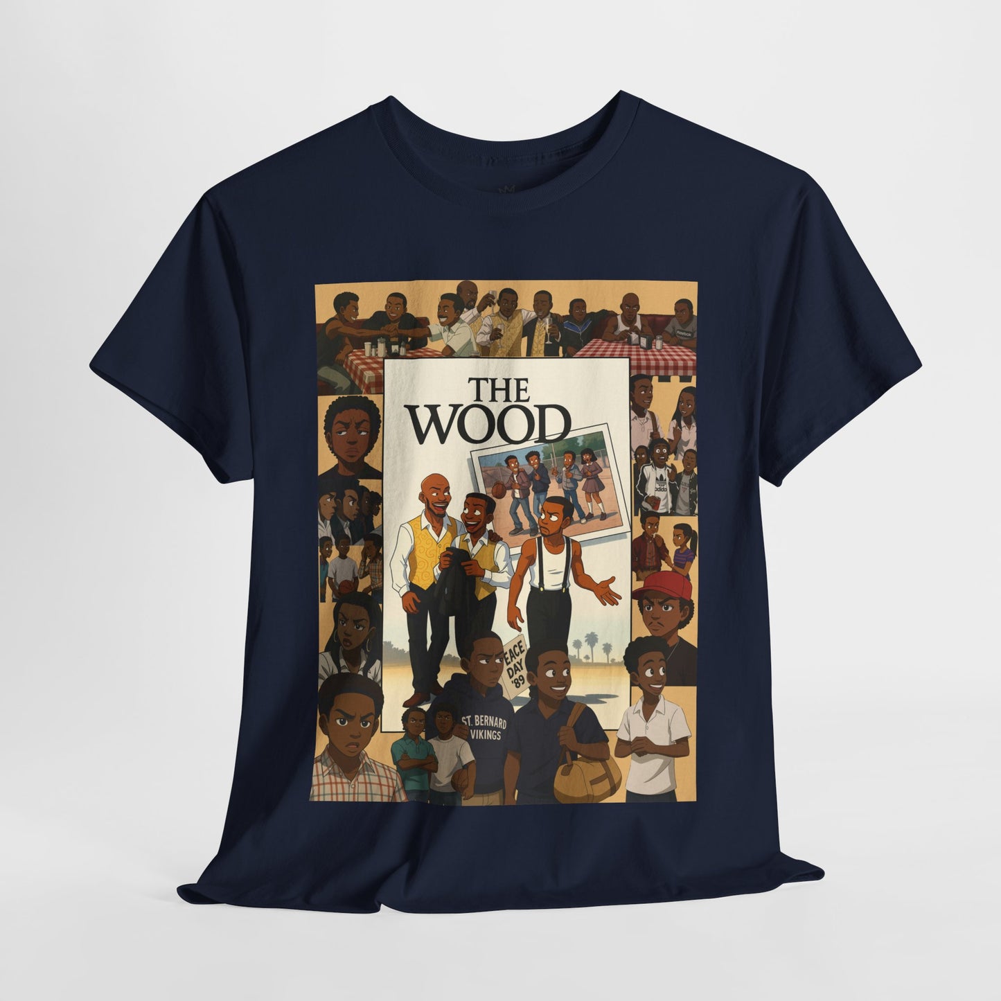 Retro 'The Wood' Graphic Shirt - Perfect for Casual Wear or Events
