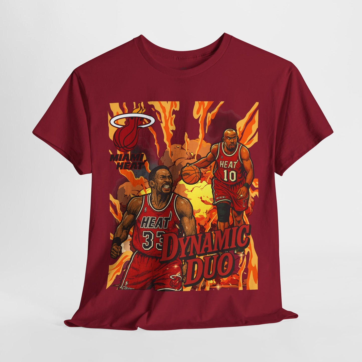 Miami Heat Dynamic Duo Unisex Tee, Basketball Fan Shirt, Sports Tee, Graphic T-Shirt, Gift for Sports Lovers, Game Day Apparel